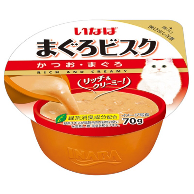 いなばペット　ビスクＣＰかつおまぐろ　７０ｇ　７０ｇ