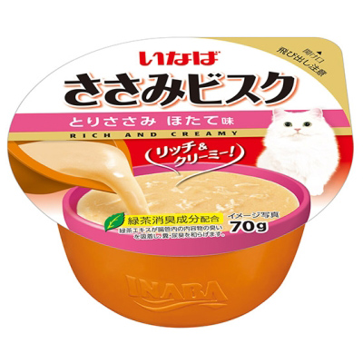 いなばペット　ビスクＣＰとりささみほたて　７０ｇ　７０ｇ