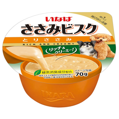 いなばペット　犬ビスクＣＰとりささみ　７０ｇ　７０ｇ