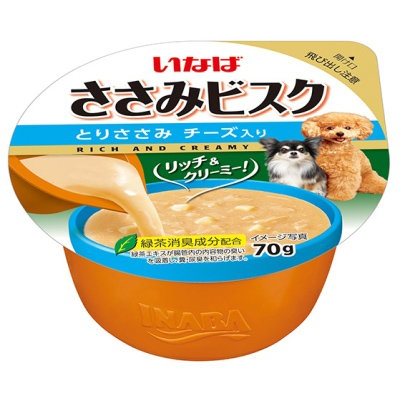 いなばペット　犬ビスクＣＰとりささみチーズ　７０　７０ｇ
