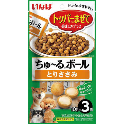 いなばペット　ちゅ～るボールとりささみ　１０ｇ×３袋