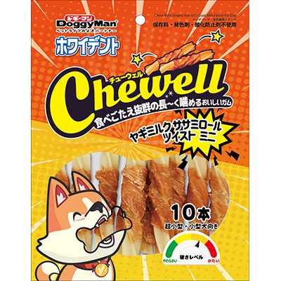 ドギーマンハヤシ　Ｃｈｅｗｅｌｌヤギササミミニ　　１０本