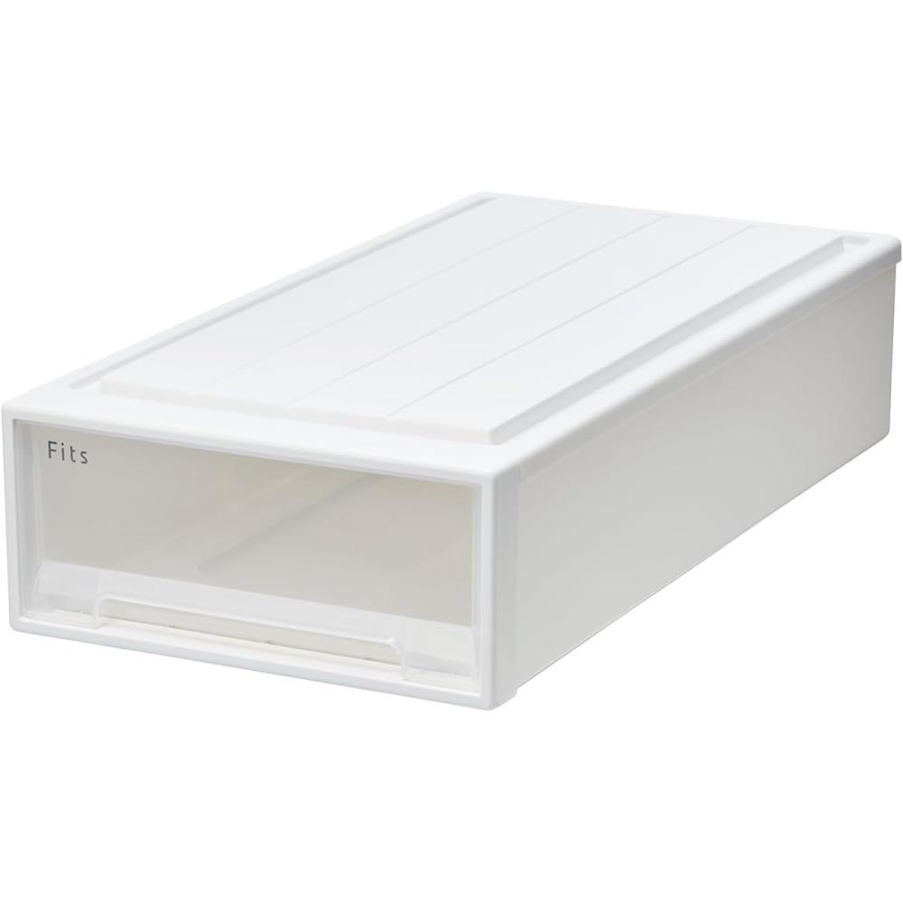 フェミーネケース 74浅型 ホワイト 幅39x奥74x高23cm | ジョイフル本田