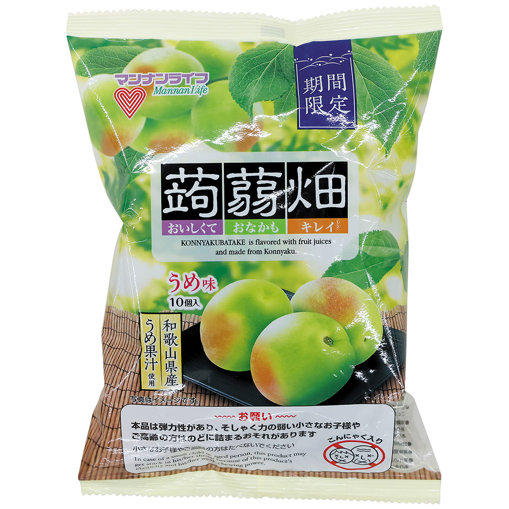 マンナンライフ　蒟蒻畑　うめ味　２５ｇｘ１０個
