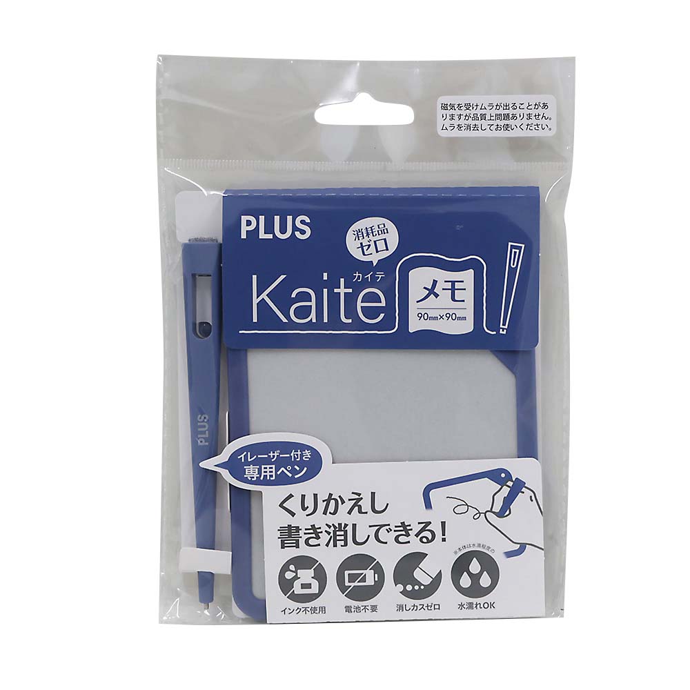 プラス Kaiteメモ 90X90mm ミッドナイトブルー