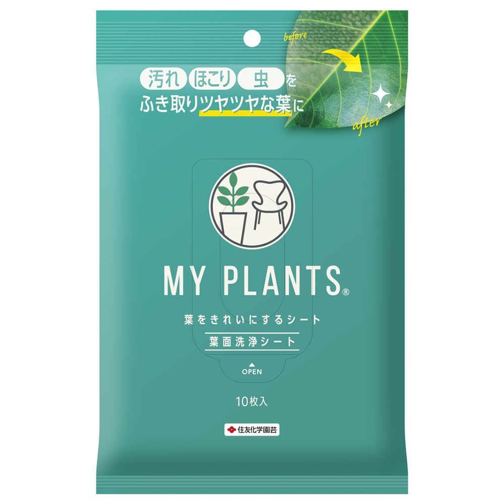 MY PLANTS 葉をきれいにするシート 10枚入 | ジョイフル本田