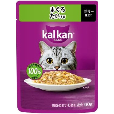 ＫＰ１１３カルカン　パウチ　まぐろ　たい入　６０ｇ