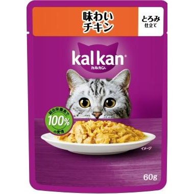 ＫＰ１２９カルカン　パウチ　味わいチキン　６０ｇ