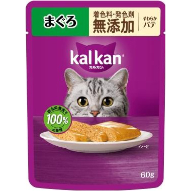 ＫＭ１１１カルカン　パウチ　やわらかパテ　まぐろ　無添加　６０ｇ