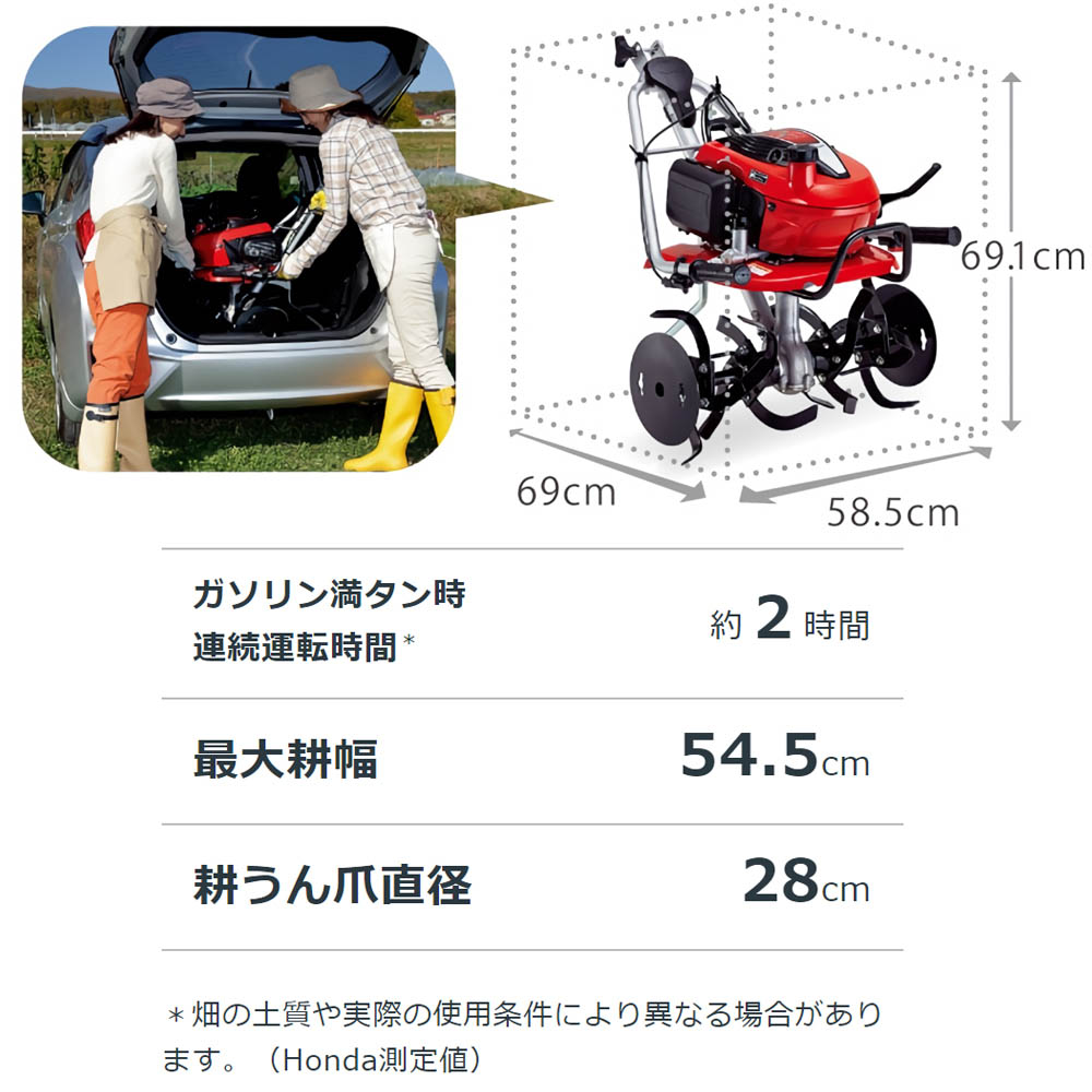 耕うん機 こまめ　F220K1-JT