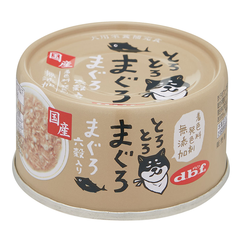 デビフペット　とろとろまぐろまぐろと六穀入　６０ｇ　６０ｇ
