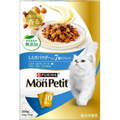 モンプチボックス　しらすパウダー入り７種のブレンド　２００ｇ