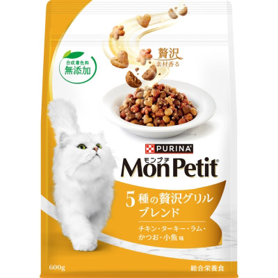 モンプチバッグ　５種の贅沢グリルブレンド　６００ｇ