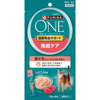 ＯＮＥキャットおやつ　健康免疫サポート　まぐろゼリー　５６ｇ
