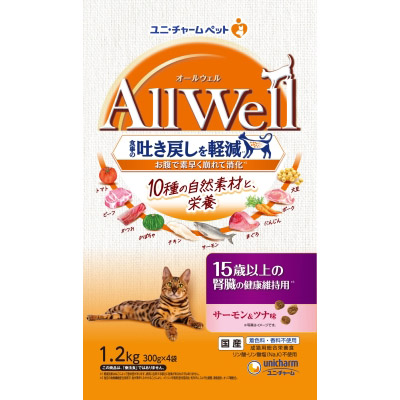 ＡｌｌＷｅｌｌ１０種の自然素材１５歳以上の腎臓の健康維持用サ　１．２ｋｇ