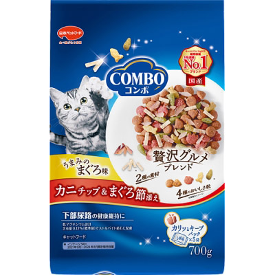 コンボ　キャット　まぐろ味・カニチップ・まぐろ節添え　７００ｇ