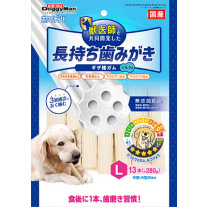 ハヤシ　ホワイデント長持ギザ棒ガムＬ　１３本