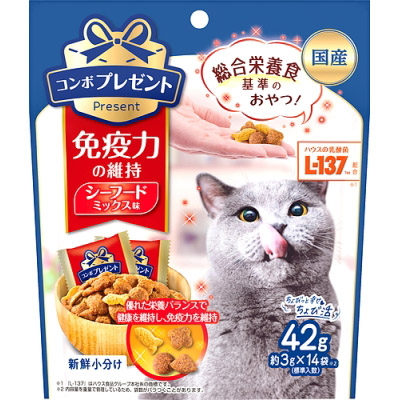 コンボ　プレゼント　キャット　おやつ　免疫力の維持　４２ｇ