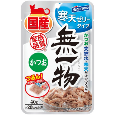はごろもフーズ無一物パウチ寒天ゼリーかつお　４０ｇ