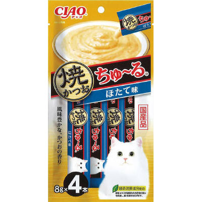 ＣＩＡＯ焼かつおちゅ－る　ほたて　４本