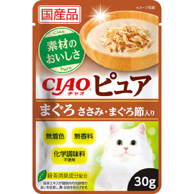 ＣＩＡＯパウチ　ピュアまぐろ　まぐろ節　３０ｇ