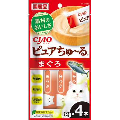 ＣＩＡＯピュアちゅ－る　まぐろ　４本