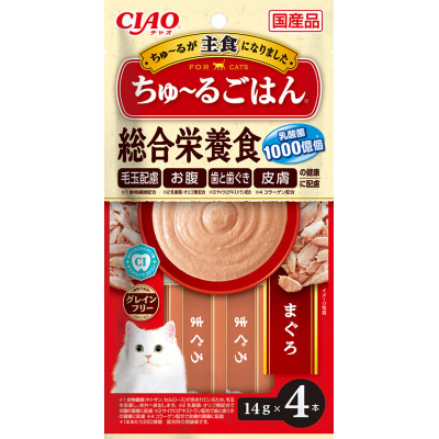 ＣＩＡＯちゅ－るごはん　まぐろ　４本