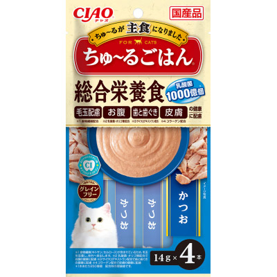ＣＩＡＯちゅ－るごはん　　かつお　４本