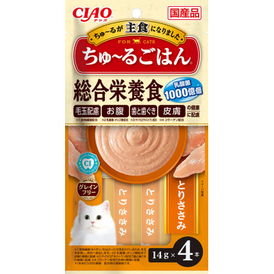 ＣＩＡＯちゅ－るごはん　とりささみ　４本