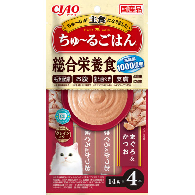 ＣＩＡＯちゅ－るごはん　まぐろ＆かつお　４本