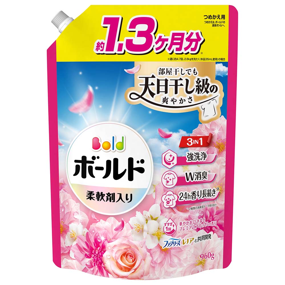 ボールドジェル華やかプレミアムブロッサムの香りつめかえ用超ジャンボ