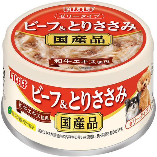 いなば　ビーフ＆とりささみ缶　８５ｇ