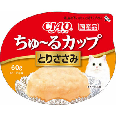 ＣＩＡＯちゅーるカップささみ　６０ｇ