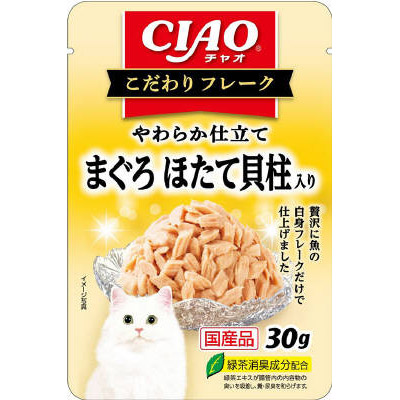 ＣＩＡＯパウチ　こだわりフレークまぐろほたて貝柱入　３０ｇ