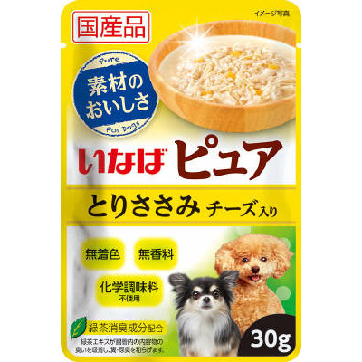 いなばピュアパウチ　ささみチーズ　３０ｇ