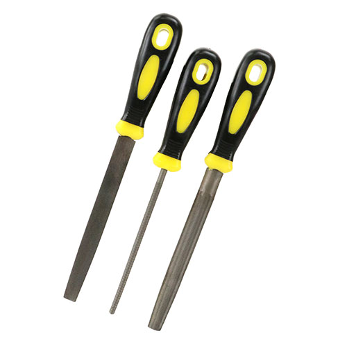 E－Value 限定品鉄工ヤスリセット3本組 150mmキイロ