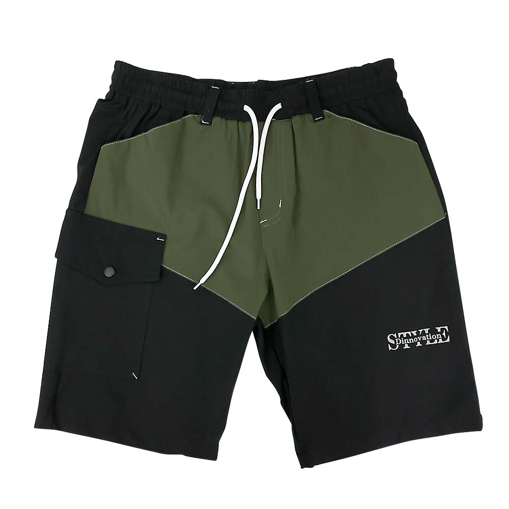 DS25B006EX DSクールナイロンハーフパンツ カーキ M～L