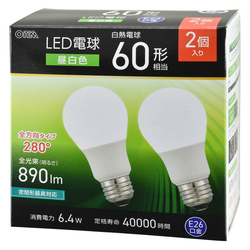 LED電球60形 電球色 LDA6L-G AG59 LDA6L-G LED電球60形 電球色 LDA6L-G AG59 LDA6L-G