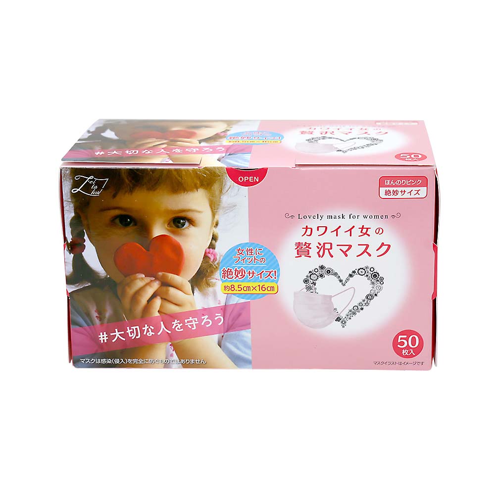 ダブルワイヤー入り不織布マスク ふつうサイズ 130枚 | ジョイフル本田