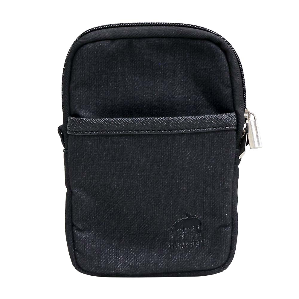 鍛神 2袋 着脱式腰袋本革 2段中 ツインフック SFKBK－2M2H