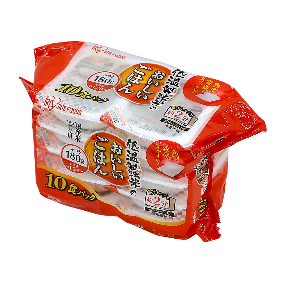 低温製法米のおいしいパックご飯180g×10P | ジョイフル本田