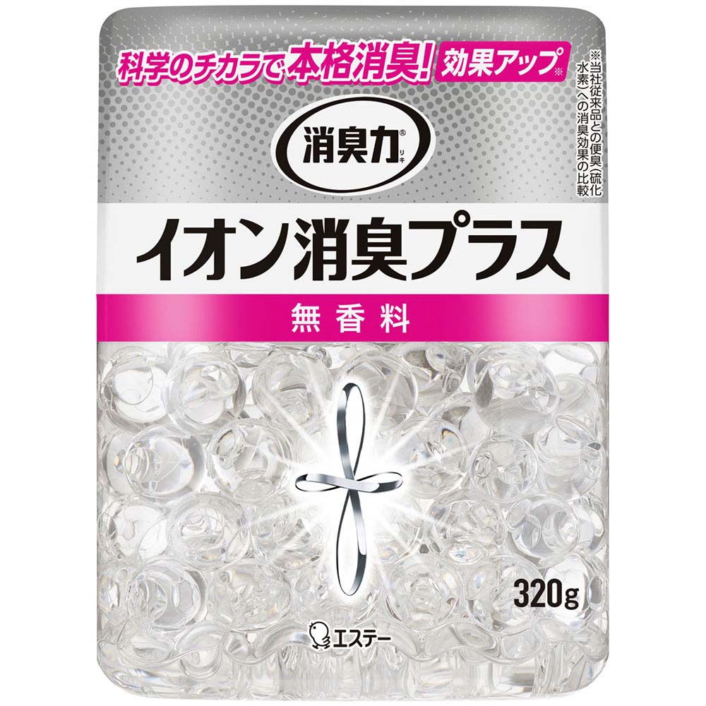 消臭力クリアビーズ イオン消臭プラス 本体 無香料 320g