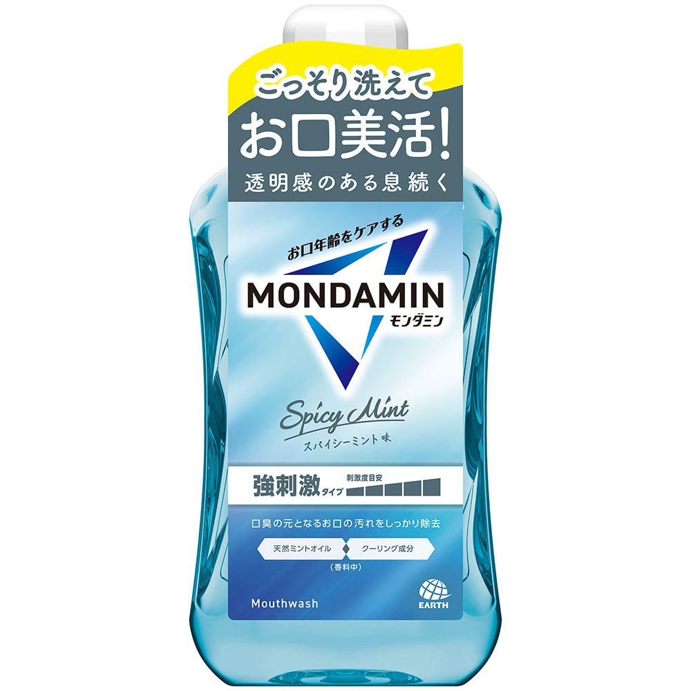 みんみんさん用ウォッシュ2.エッセンス1.クリーム1.イオンフレッシュナー1 モンダミン プレミアムケア ブラックミント 1000ml×2本 2本