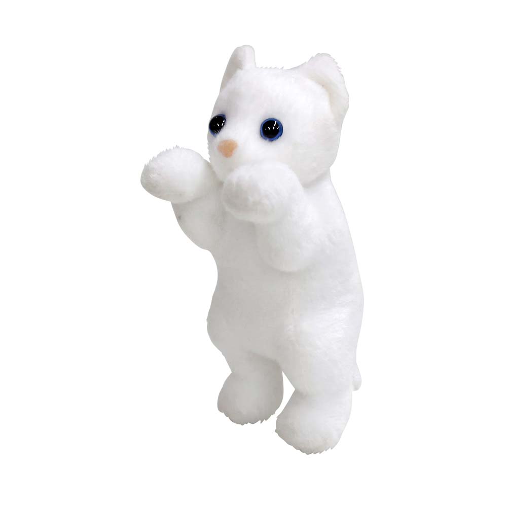 haco deco様 白い子猫 ぬいぐるみ たっちぃZooにゃんこmini 白猫 | ジョイフル本田 取り寄せ