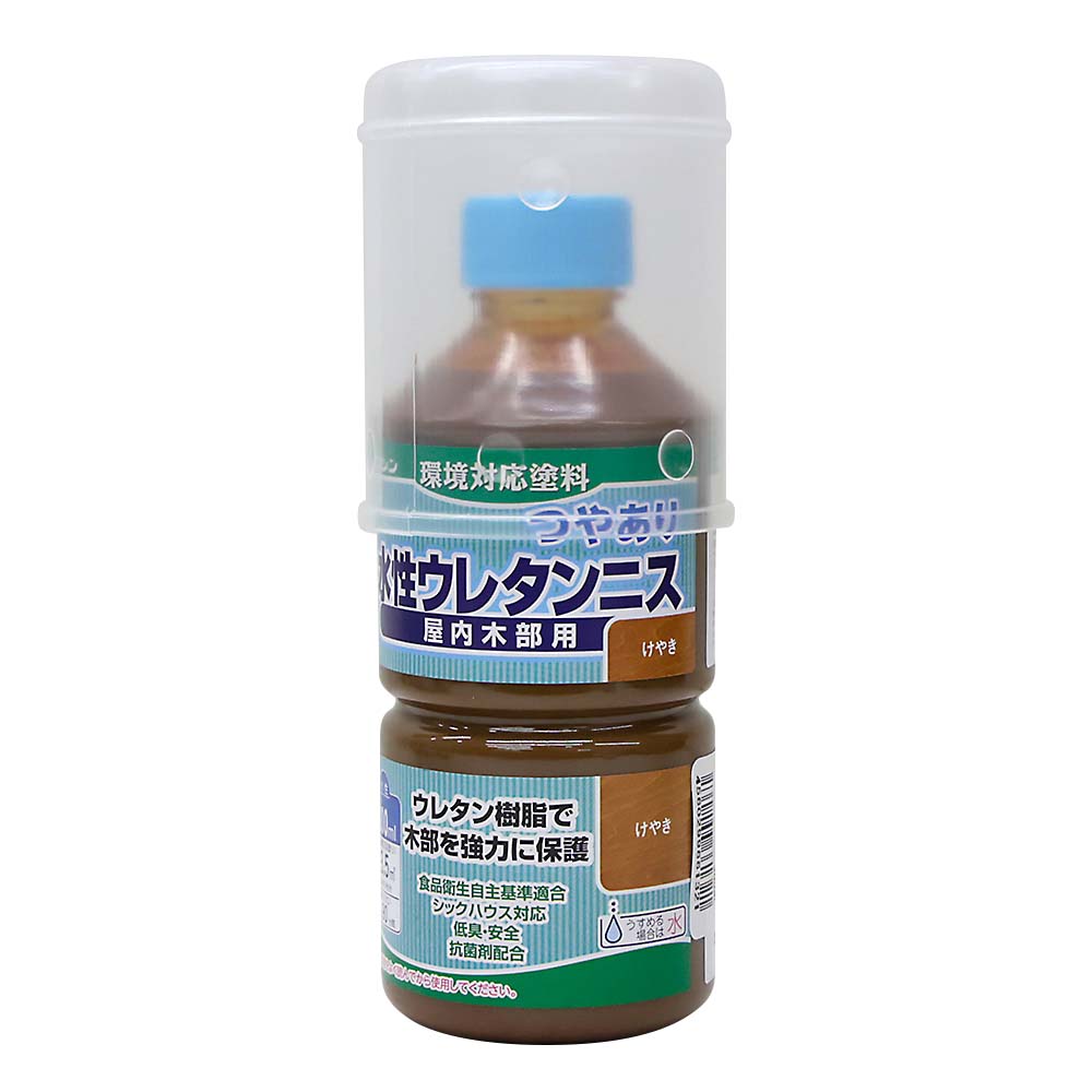 木用のウレタン１液仕上げまで出来るニス WOODLOVE 水性ウレタンニス ニッペホームプロダクツ 屋内木部・木製品
