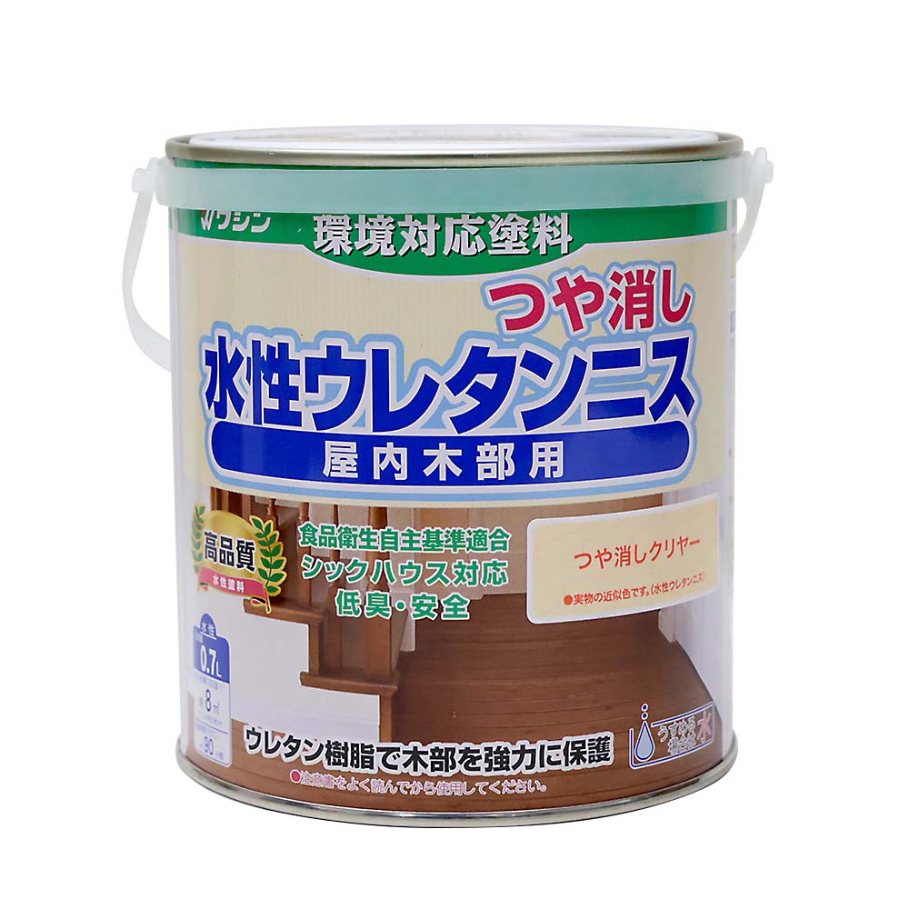 和信 水性ウレタンニス ツヤケシ クリヤー 0．7L | ジョイフル本田