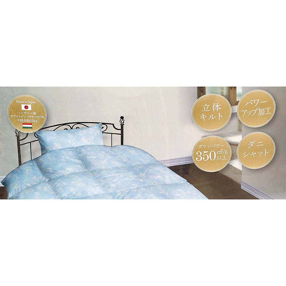 長く使える羽毛掛ふとんHWD85E R26868 SB | ジョイフル