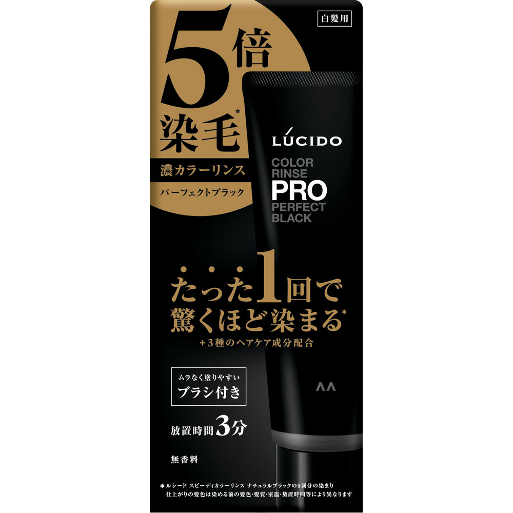 ルシ―ド カラーリンスPRO パーフェクトブラック 120g