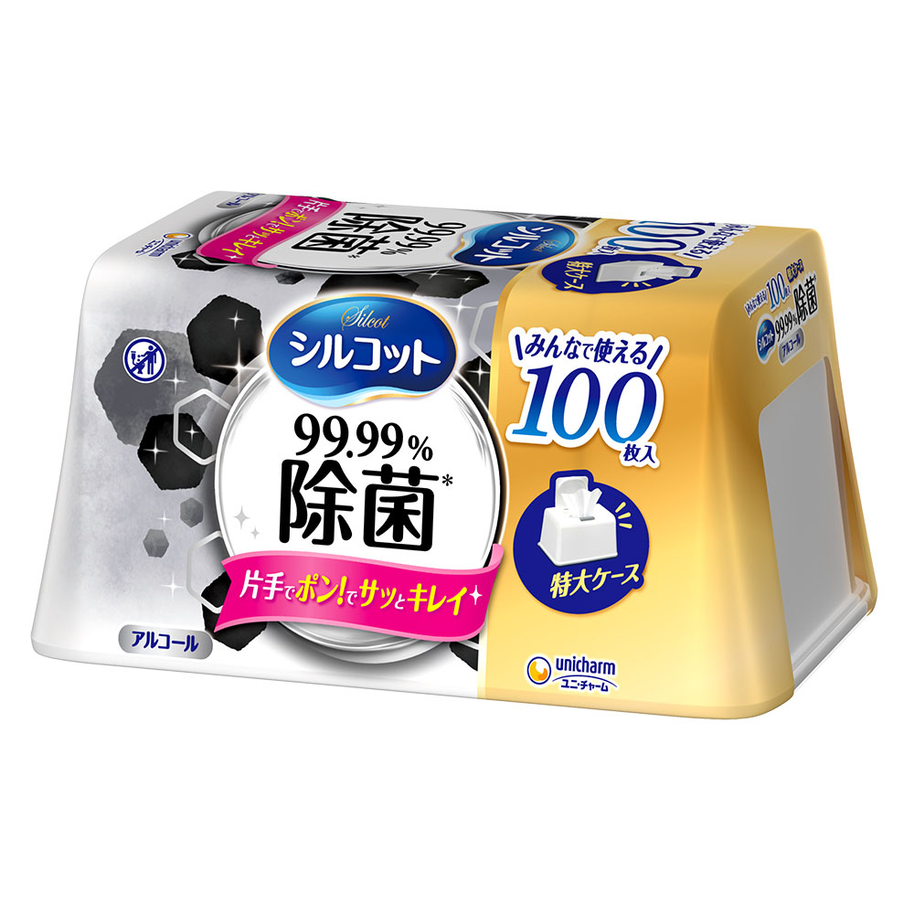 フタ付アルコール除菌ウェットティッシュ超厚手70枚X3P ZJH