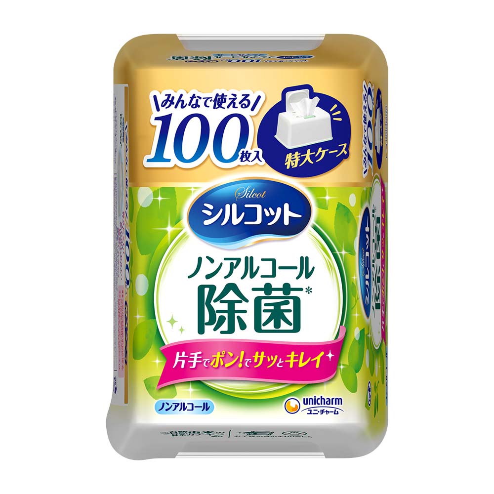 シルコット ノンアルコール除菌ウェットティッシュ本体大容量 100枚